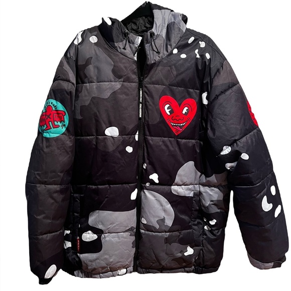K. Haring x Members Only Puffer Jacket - Picture 1 of 2